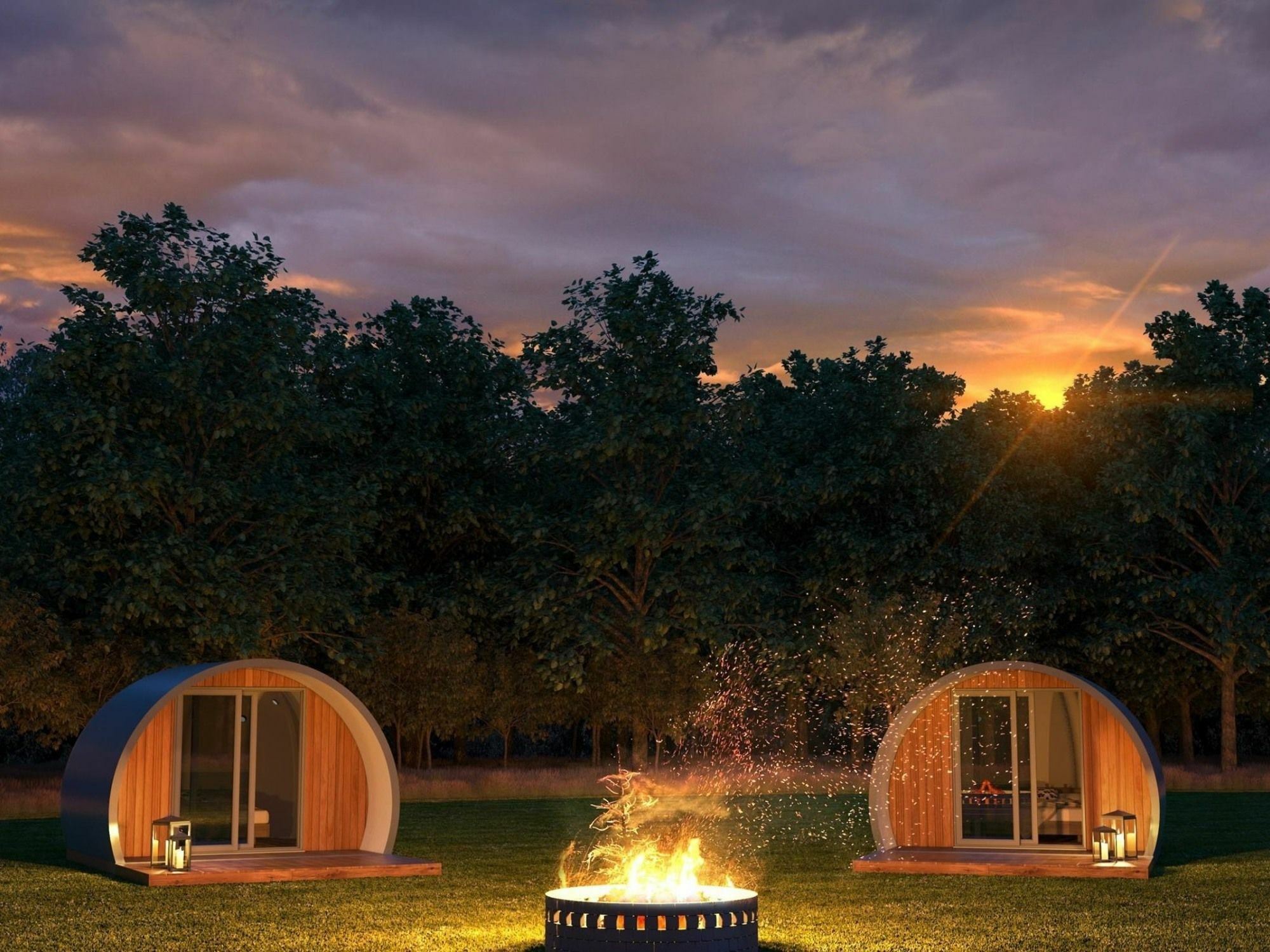 Inverness Glamping Bagian luar foto