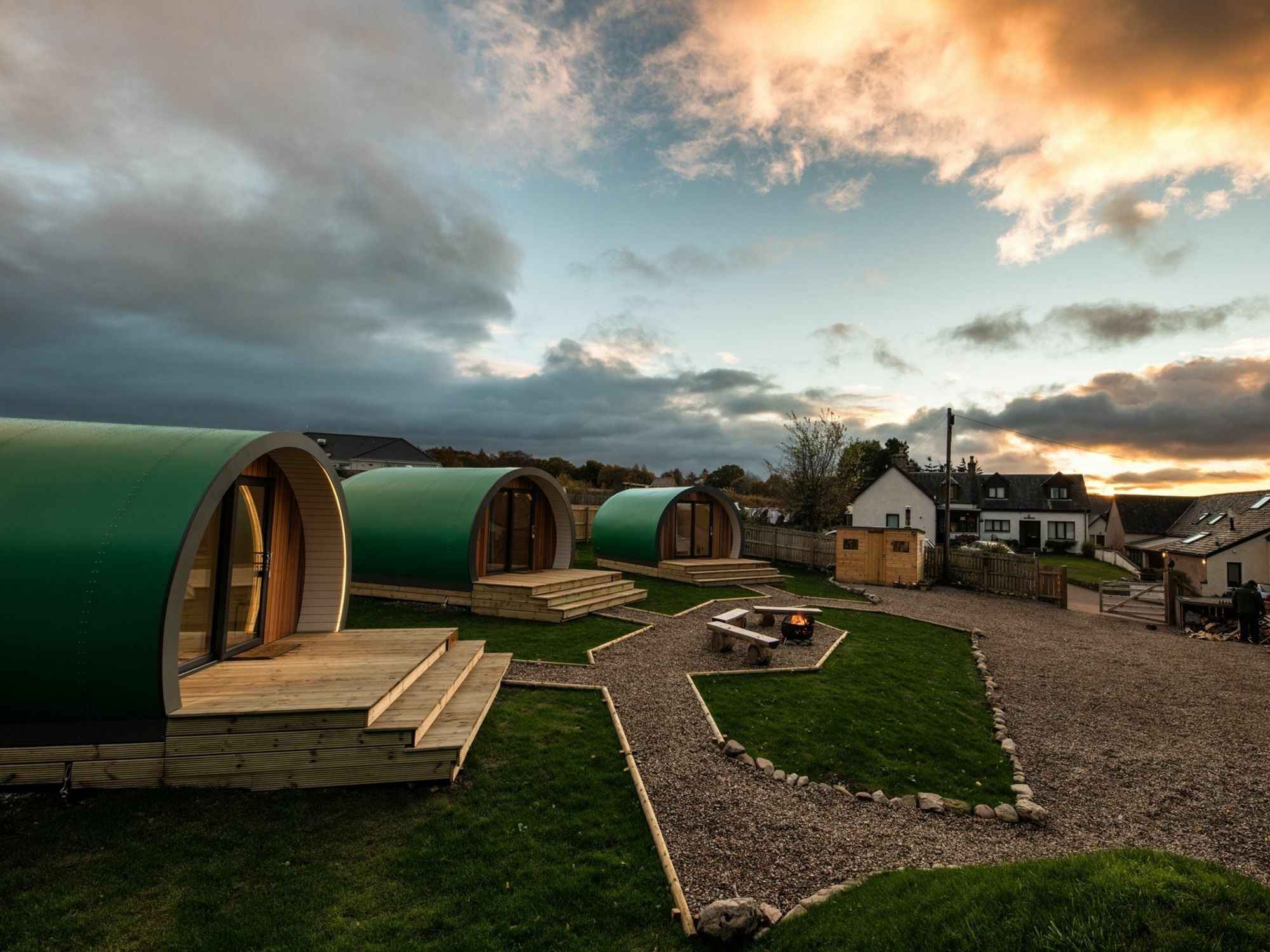 Inverness Glamping Bagian luar foto